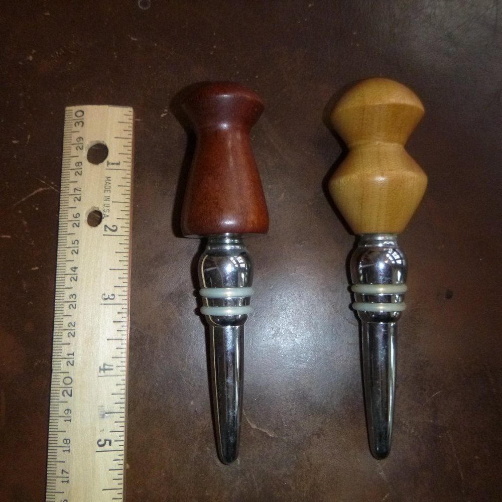 Wine Stoppers High Quality Hand Made Polished Wood